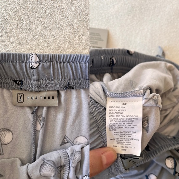 NWT PGA Tour Men’s Golf Pyjama Pants S Comfort Fit - Picture 6 of 9